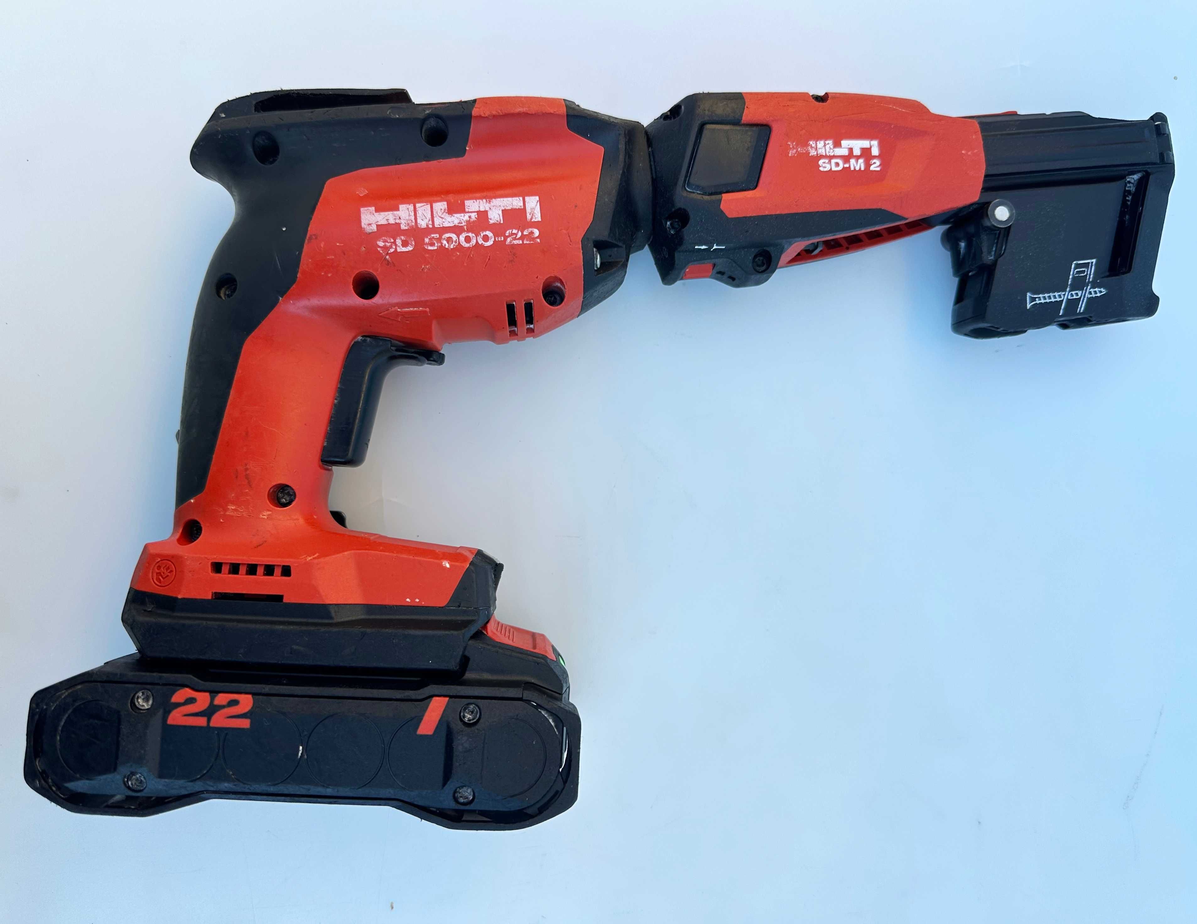 Hilti SD 5000-22 Nuron - Безчетков винтоверт с магазин 2x22V 4.0Ah