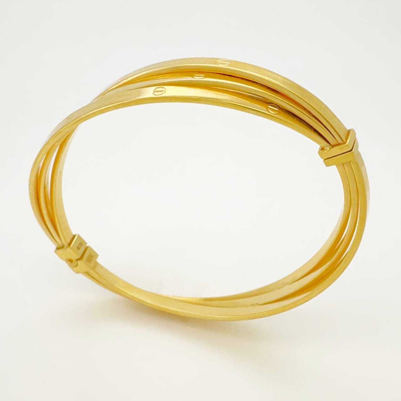 Золотой браслет в стиле CARTIER 750 пробы