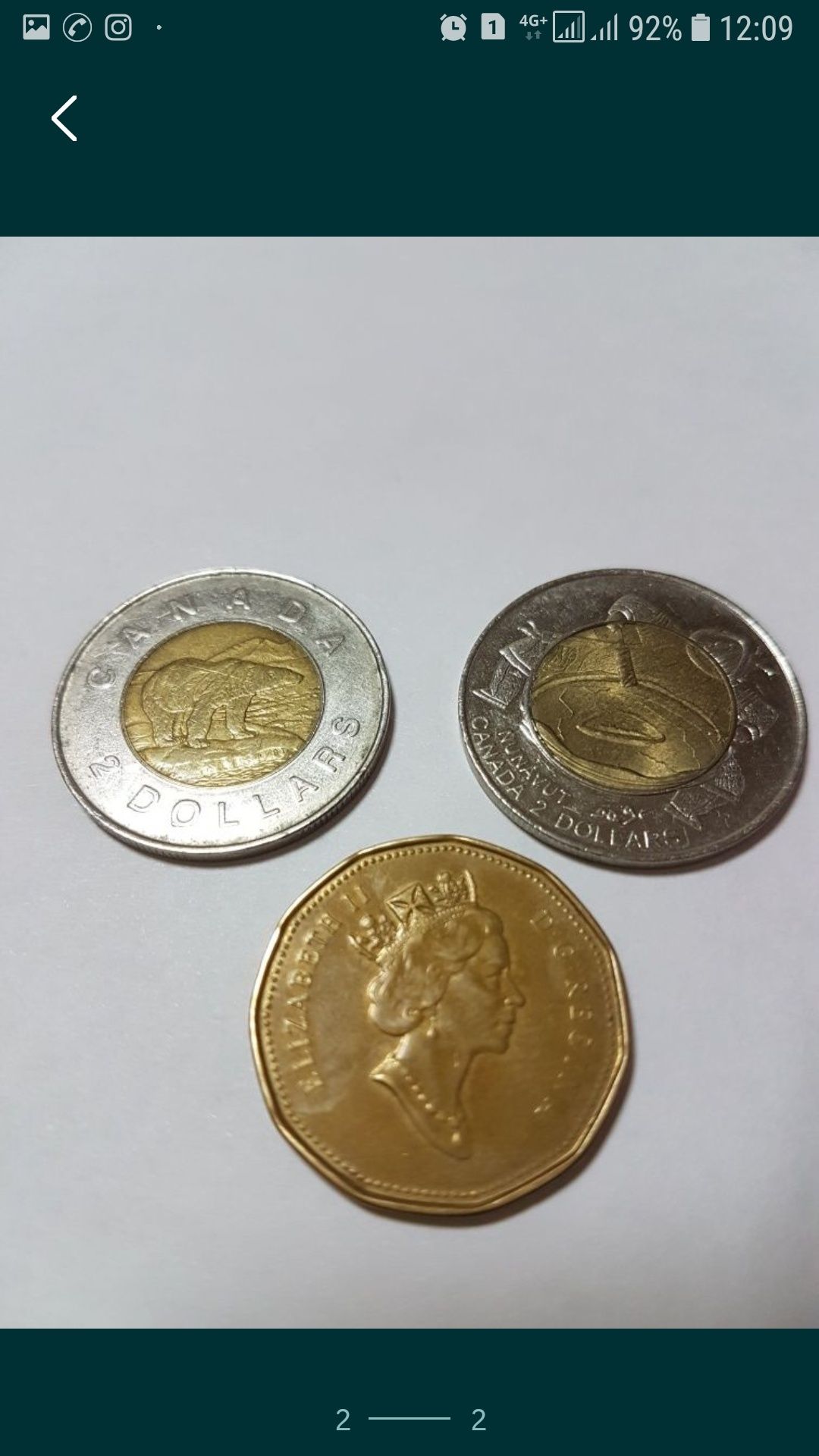 Продам монеты Канада