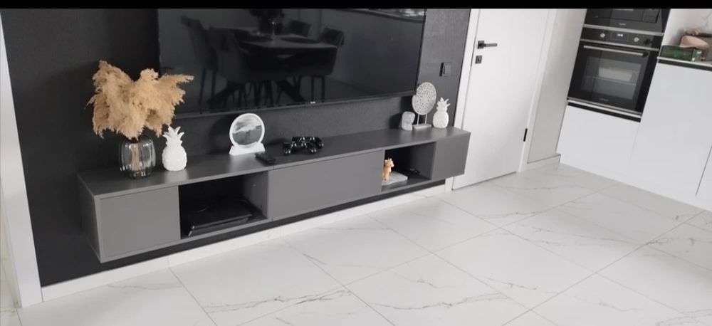 Тумба под телевизор подвесная 210 см