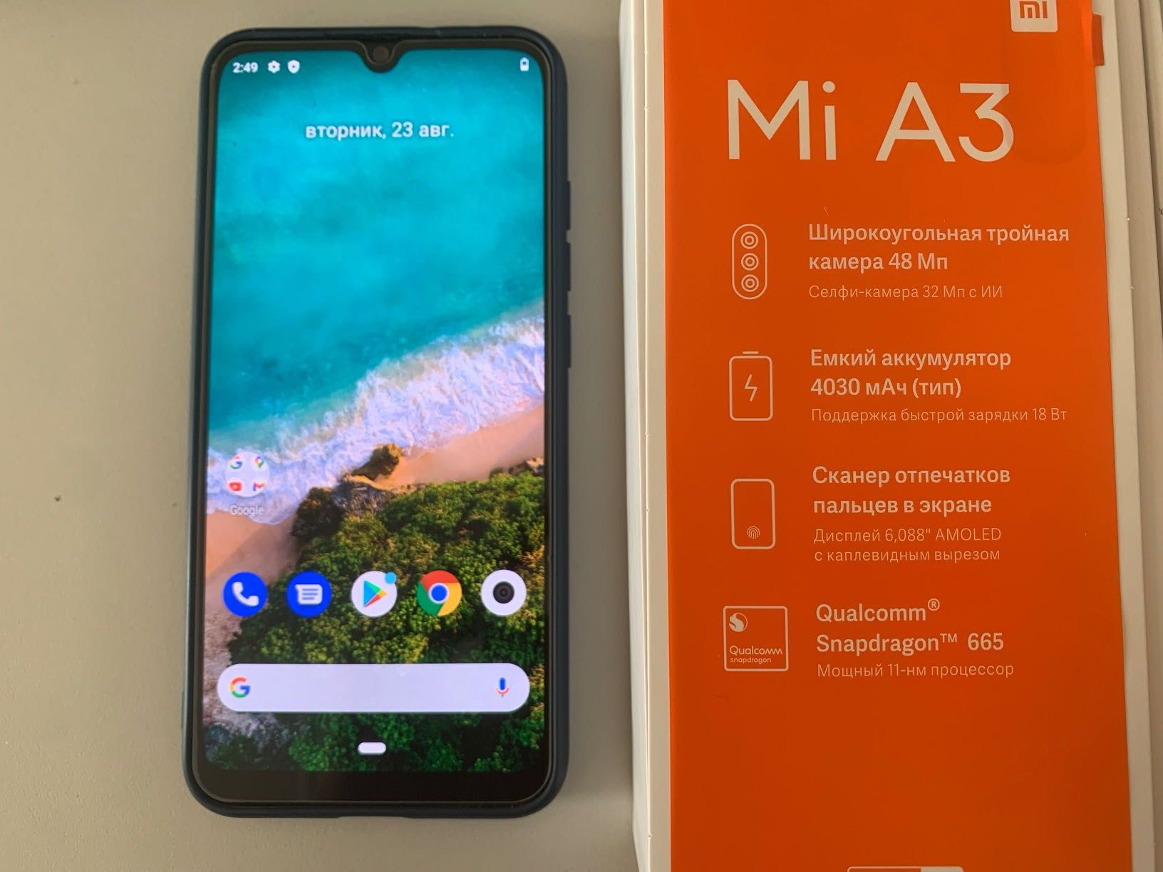 Смартфон Xiaomi Mi A3