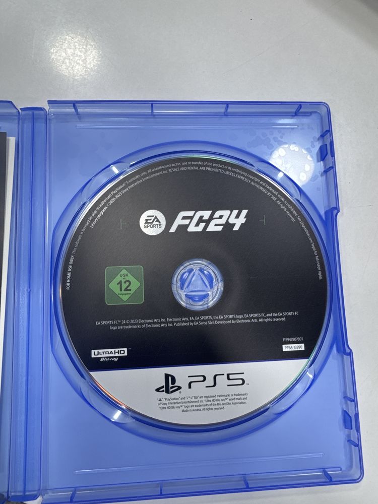 Ps5 диск FC24 футбол