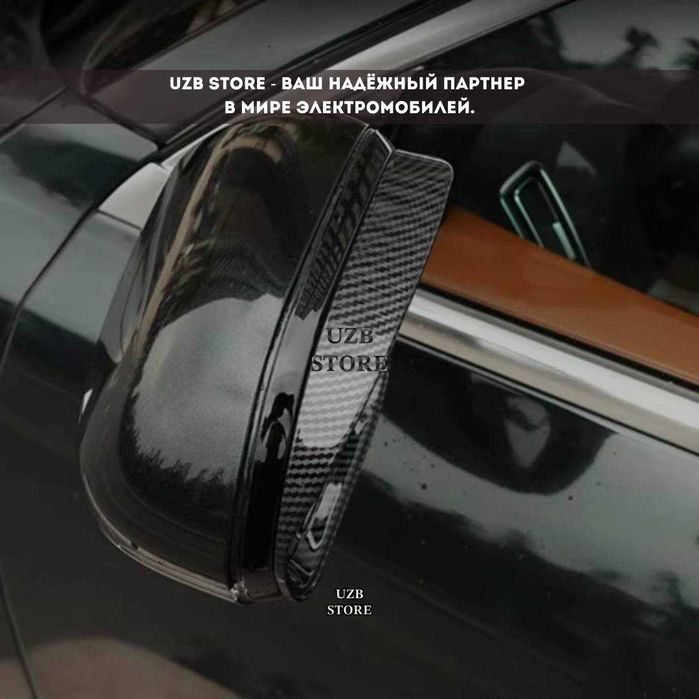 Lixiang 6/7/8/9 | Накладки для боковых зеркал от дождя из карбон