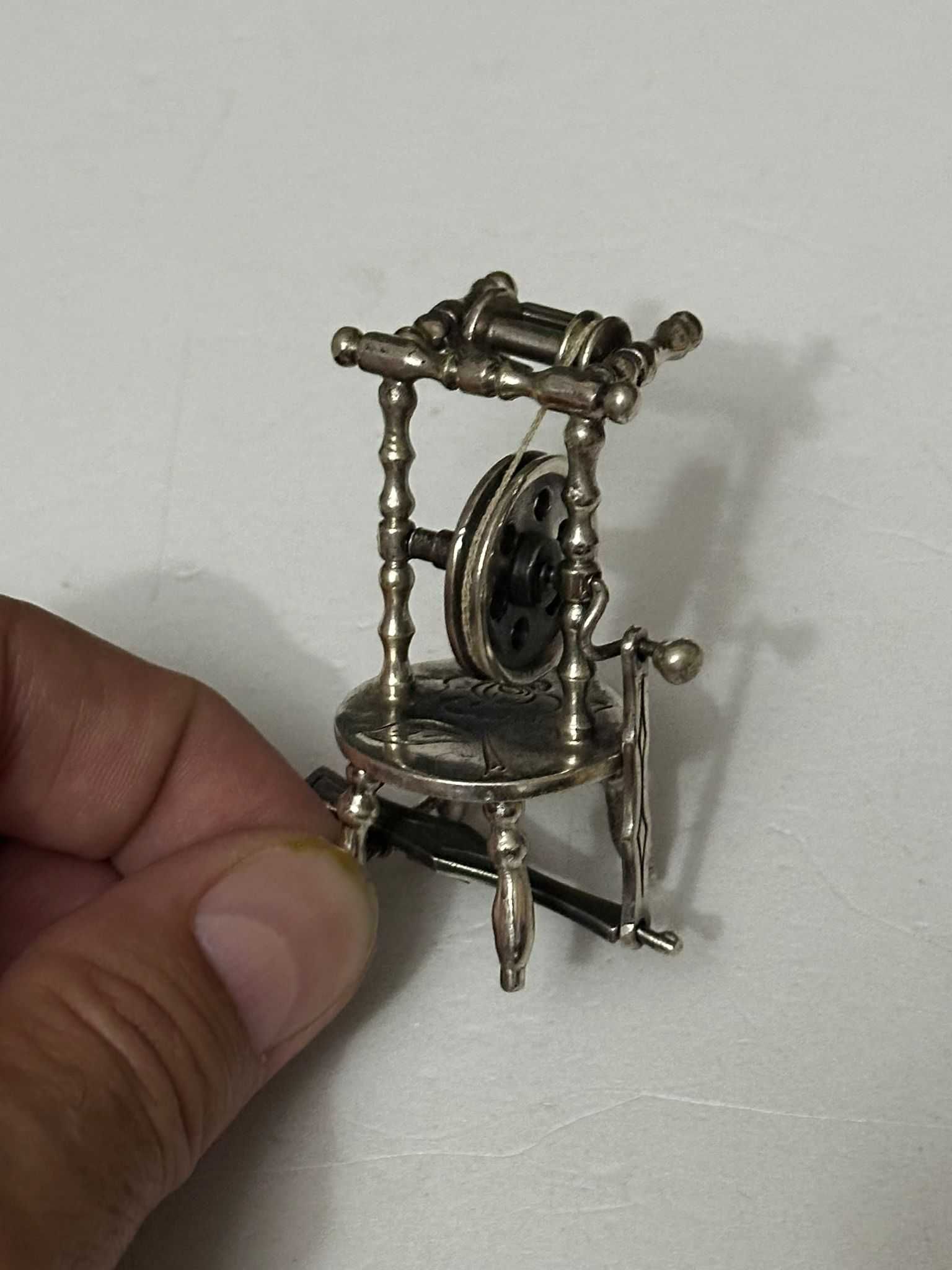 MINIATURA ARGINT 925 - ROATA DE TORS - Medusa - Oro - 50g. - Vintage !