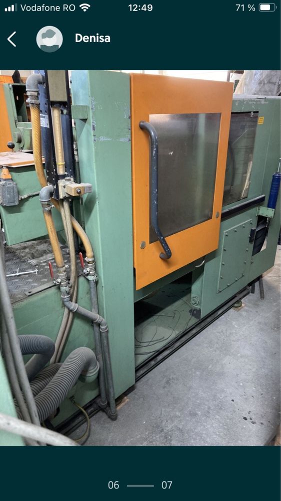 Vand masina injectat mase plastice Ferromatik pret 3500 euro