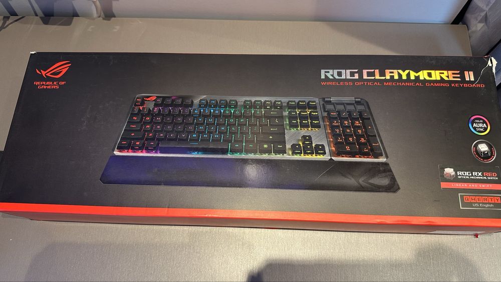 ASUS ROG Claymore 2 механична клавиатура – нова