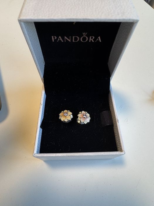 Оригинални сребърни обици Пандора