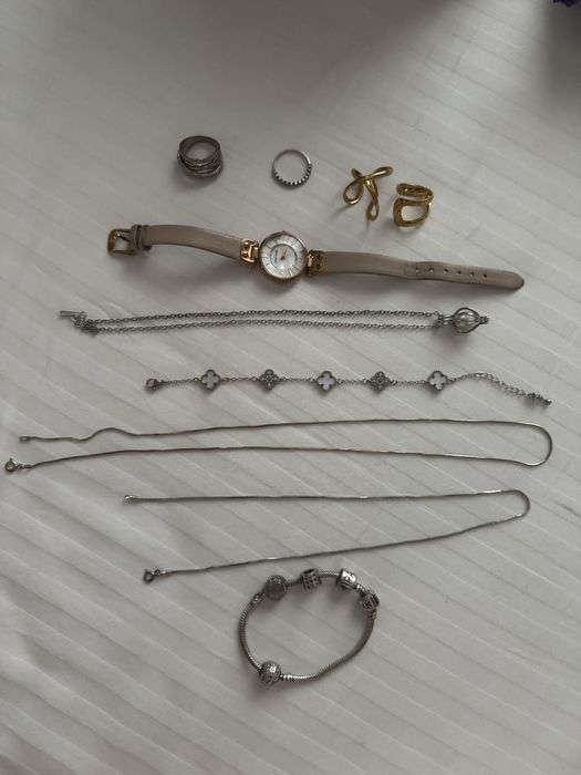 бесплатная доставка! серебро украшения часы браслеты цепочки кольца