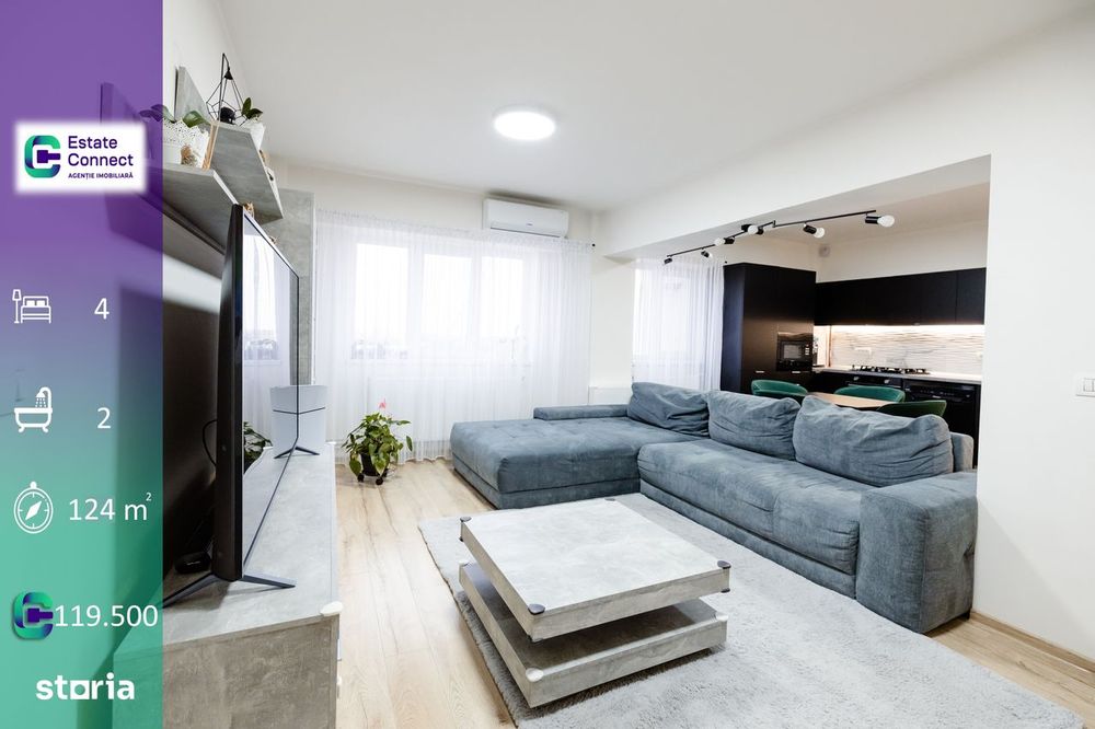 Apartament modern 4 camere, doua bai, centrala - Vlaicu Z-uri