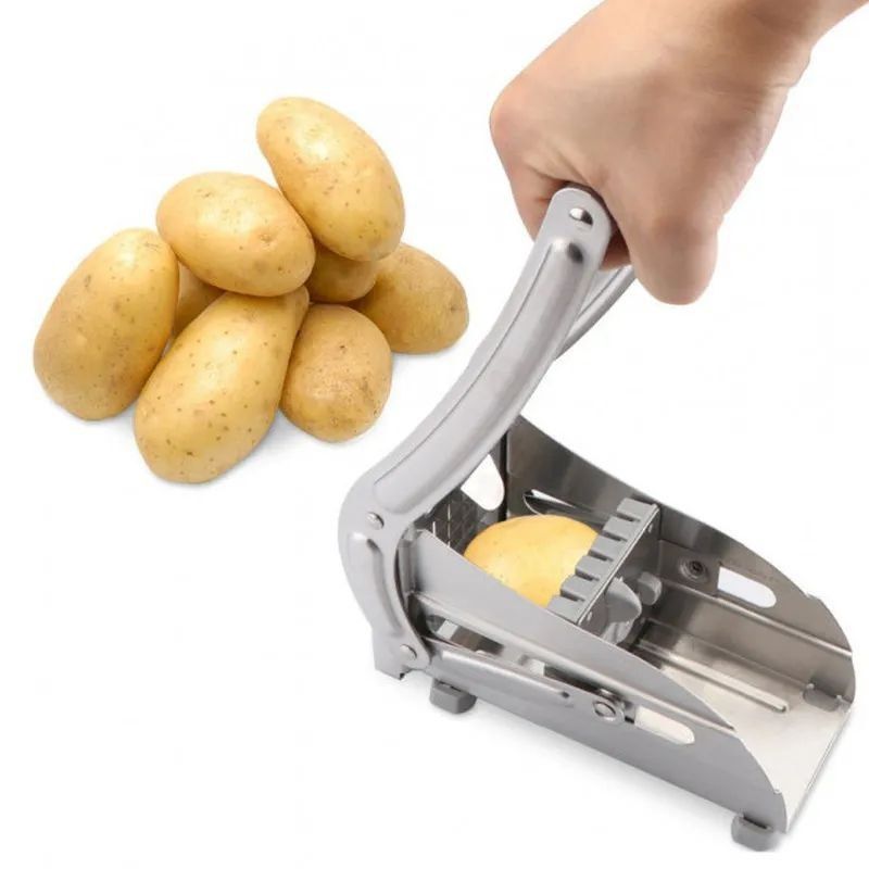 Ручная картофелерезка металлическая машинка .