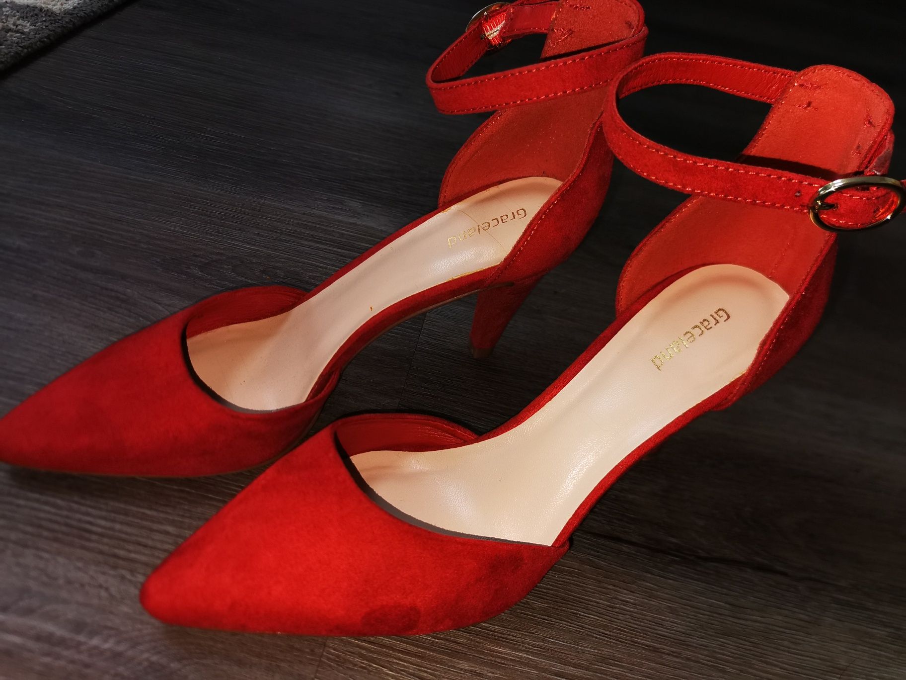 Pantofi catifea Graceland