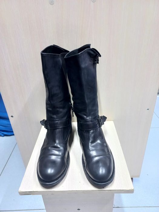 Сапоги кожаные Италия