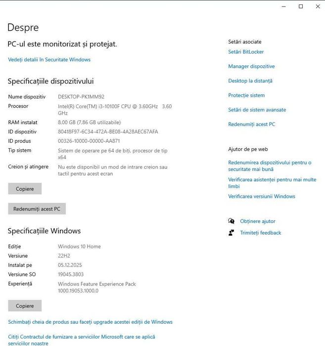 Pc Gaming i3 10100 16GBram GTX 1660TI
