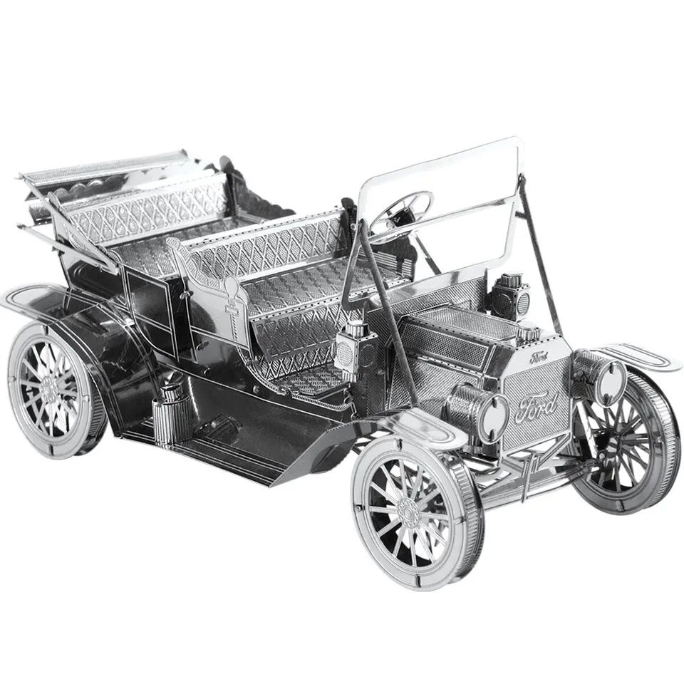 Puzzle 3D metalic Ford. Oțel inoxidabil, nu se desface la manevrare
