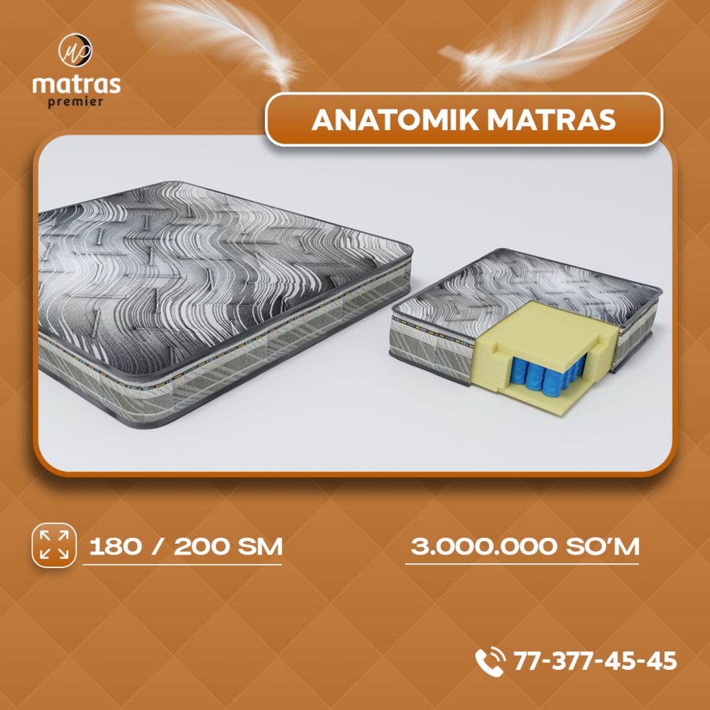 Anatomik Artaped Memory matraslar