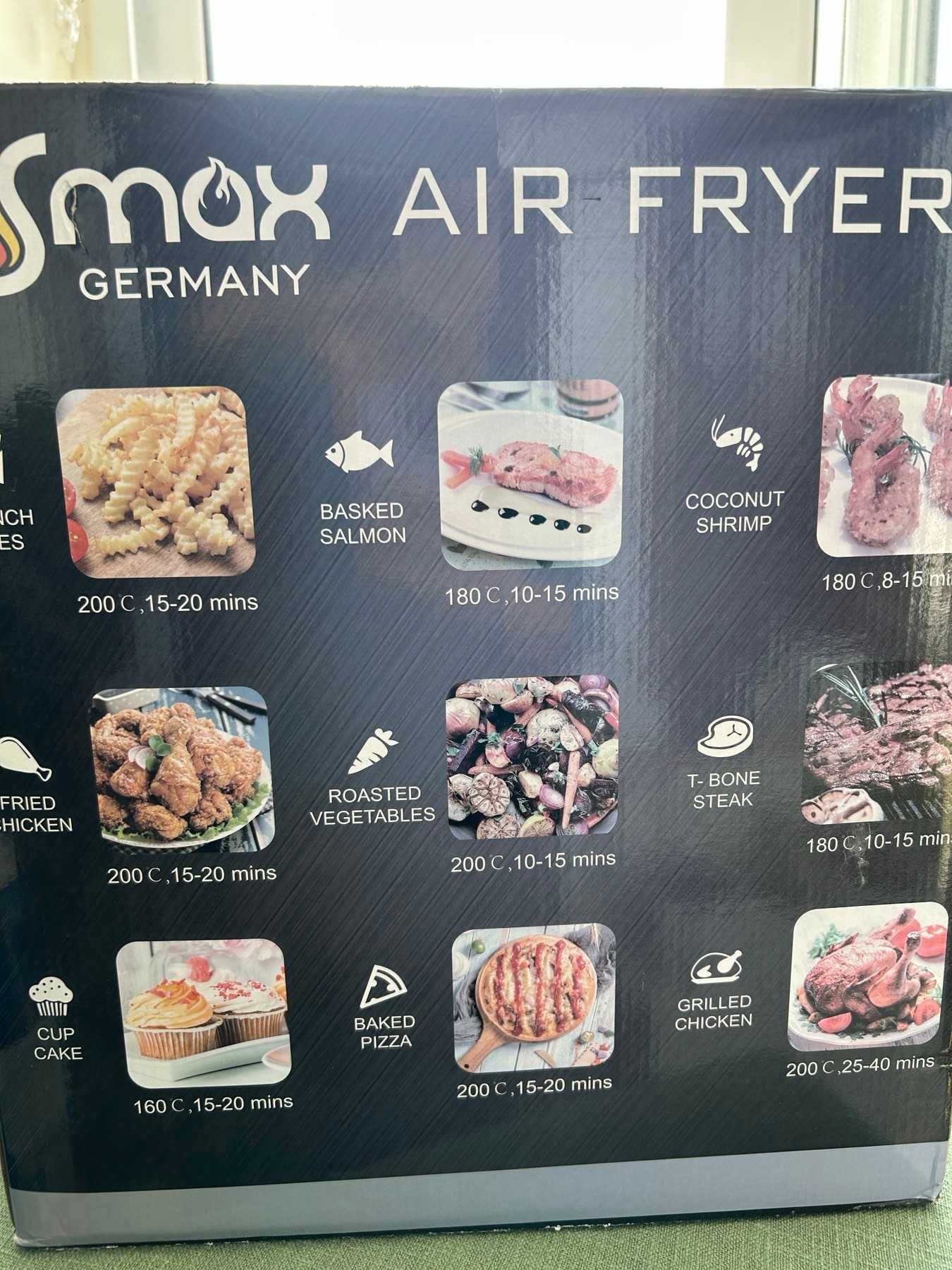 /Air Fryer/Фурна с горещ въздух S MAX GERMANY 12 литра 1800 W