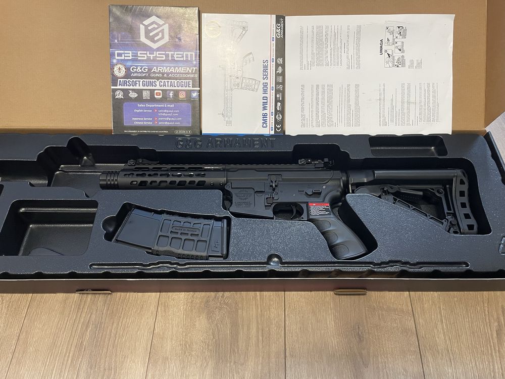 ***ЧИСТО НОВА*** Airsoft карабина G&G GC16 Wild Hog