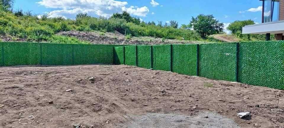Мрежа с декорация. Метални оградни пана и колове. Ограда. ТОП оферти!