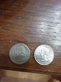 Vând 2 monezi america