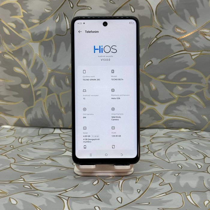 Tecno spark c20 sotiladi dastavka bor