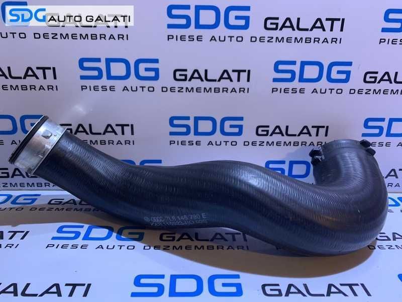 Furtun Conducta Turbo Turbina Turbosuflanta Intercooler VW Touareg 2.5 TDI BPD BPE 2006 - 2010 Cod 7L6145790E