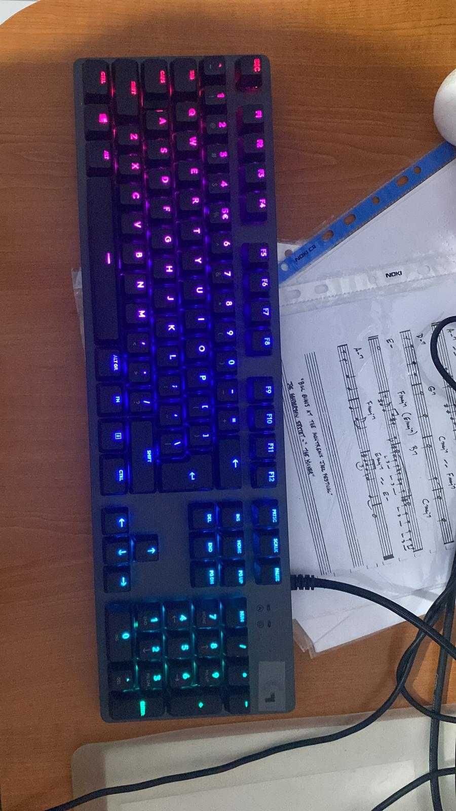 Tastatură Gaming Mecanică - Logitech  G512 Carbon IGX Brown
