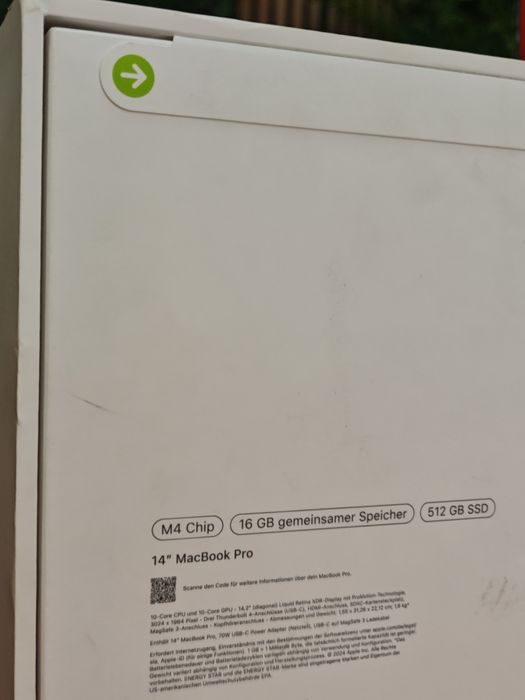 Macbook Pro M4 14 inch Sigilat