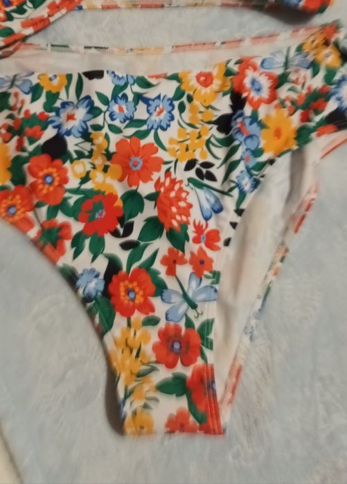 Costum de baie cu talie inalta marime mare XXL