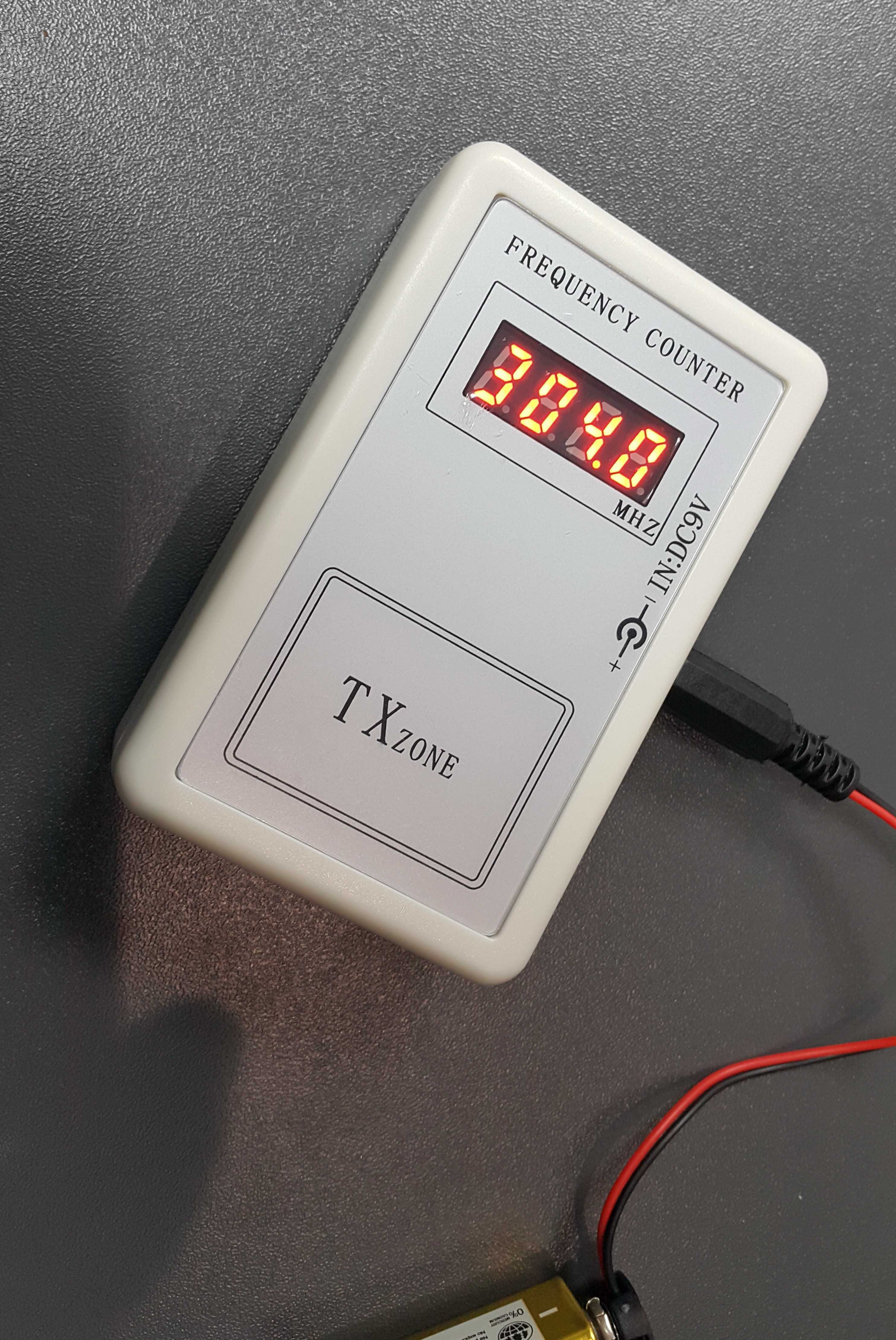 Тестер честотомер за дистанционни 250-450MHZ
