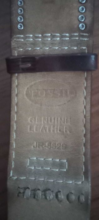 Ceas Fossil,curea lata din piele