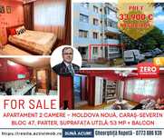 Apartament 2 Cam. Semidecomandate – Moldova NouaCS