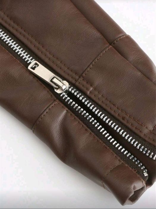 Кожено яке М размер