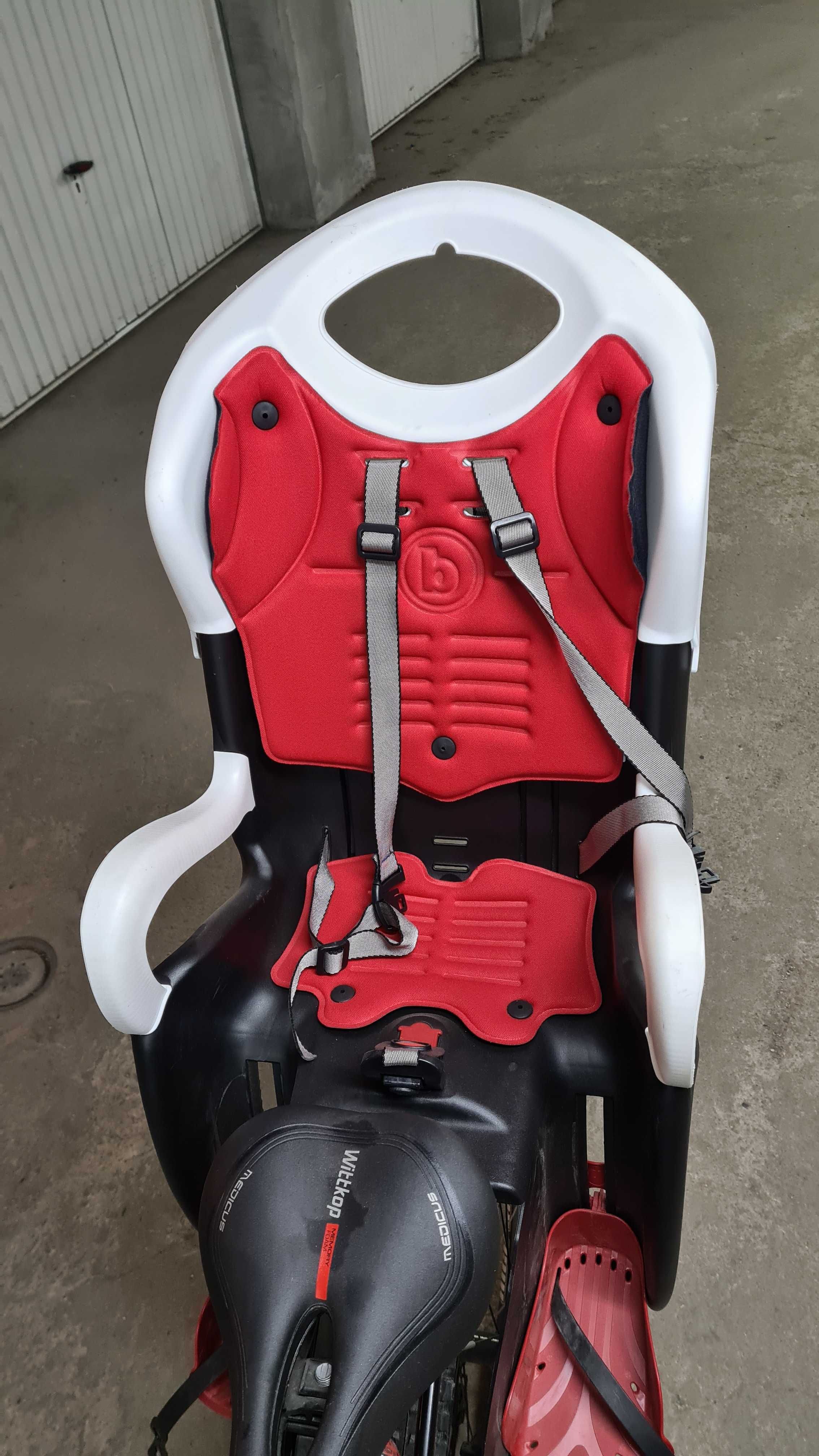 BELLELI TIGER standard B-FIX бял - столче за велосипед