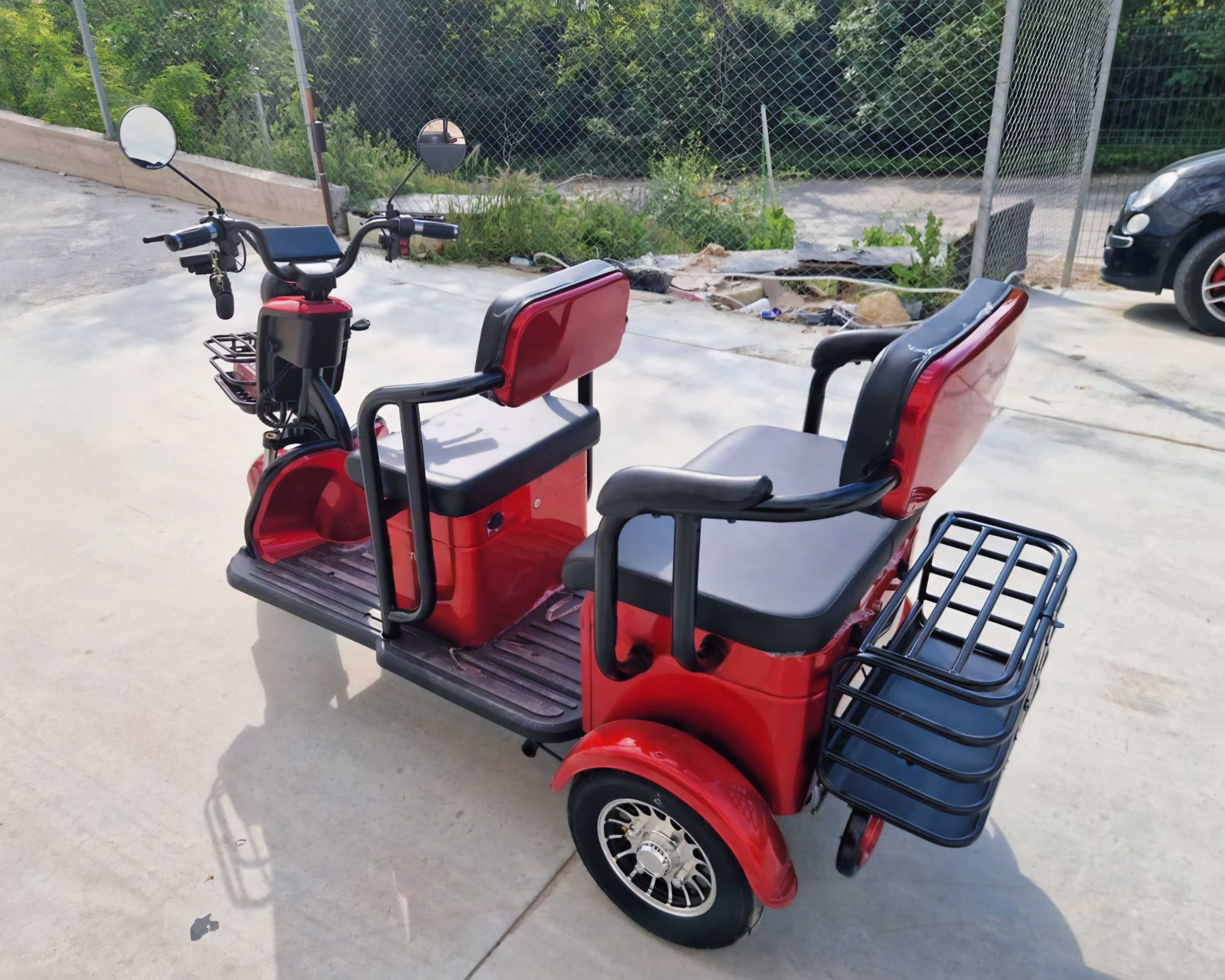 Triciclu electric 2 locuri adulti -27%/ FARA PERMIS/1200w32AH