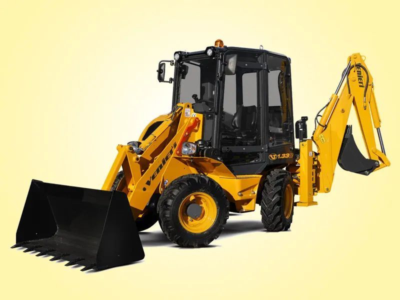 Venieri 1.33B - NEUTILIZAT NEUTILIZAT - mini buldoexcavator 4WD - 3000kg - 1CX 1 CX Venieri - NOU