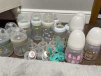 Бебешки шишета Philips Avent anti colic,Nuk,Dr Brow,Guess