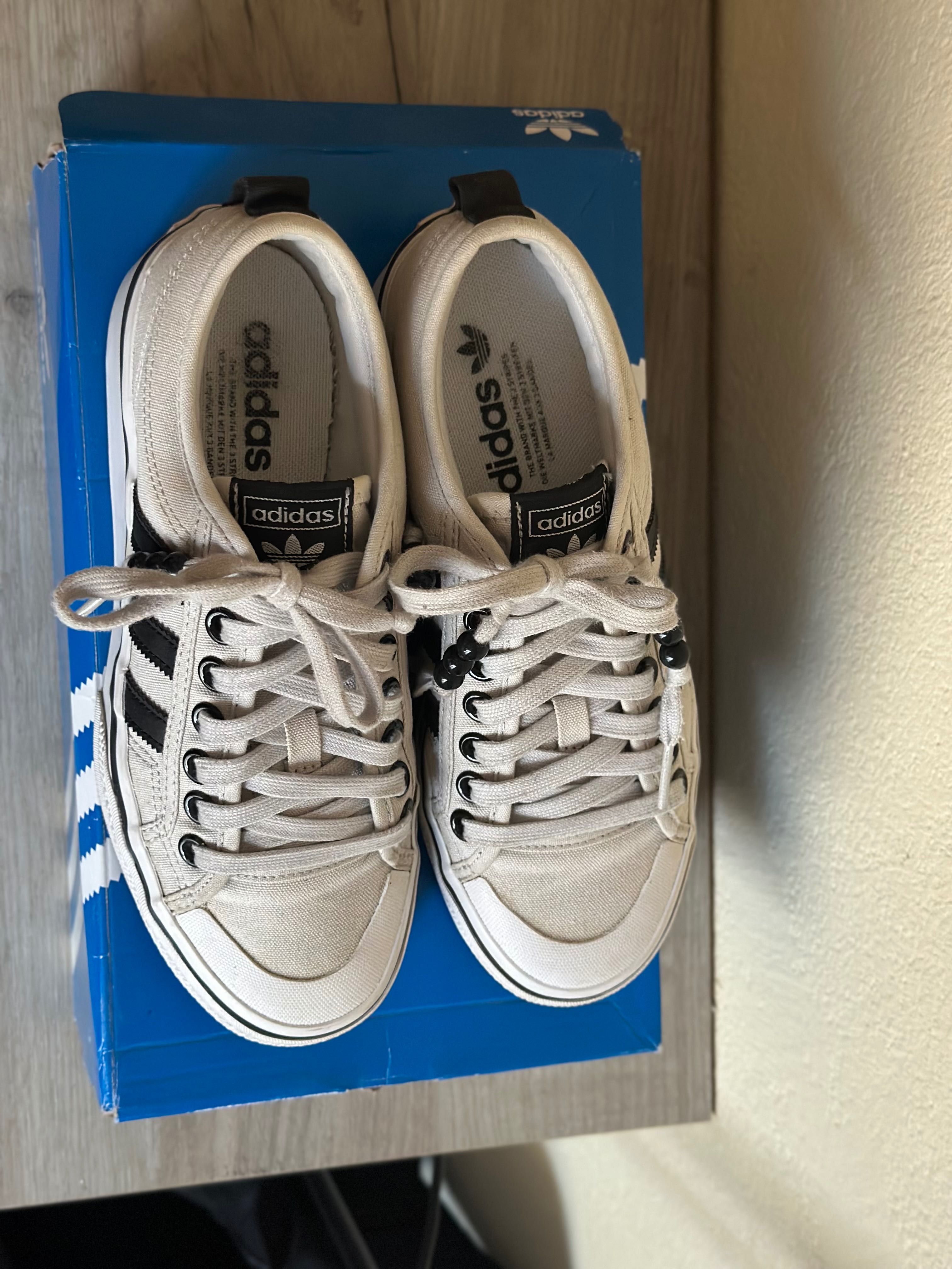 Adidas NIZZA platform w beige