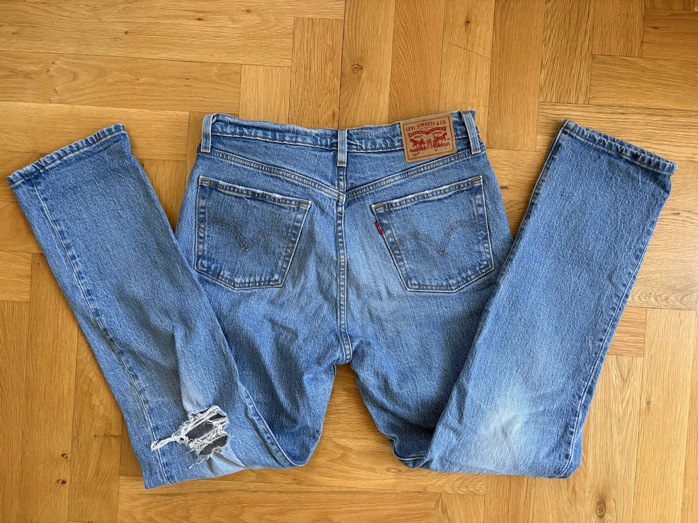 дънки Levis 501, W29 L30, син цвят,