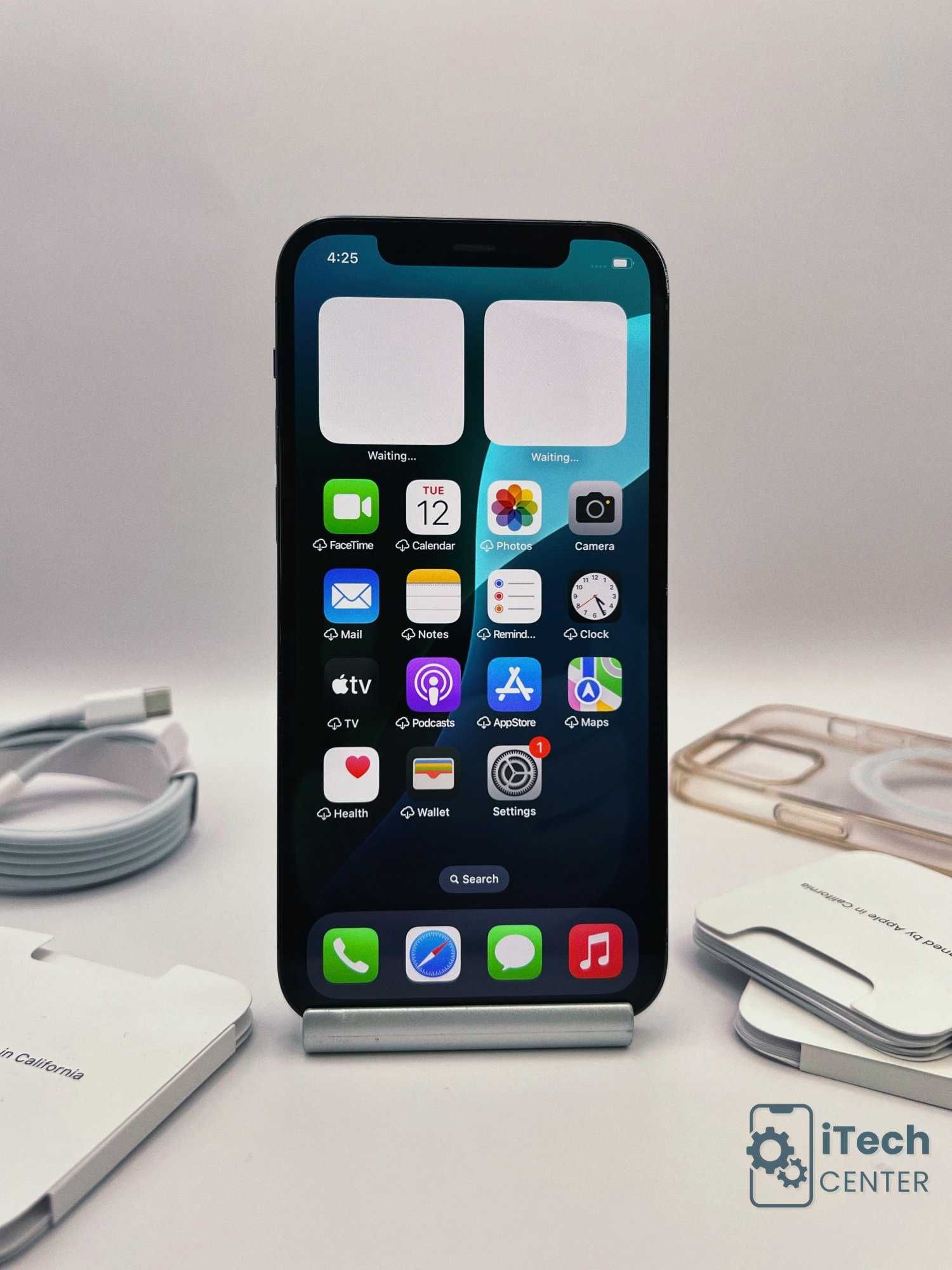 iPhone 12 Pro, 128GB, Blue, 100% батерия, ОТЛИЧЕН, 1г. ГАРАНЦИЯ!