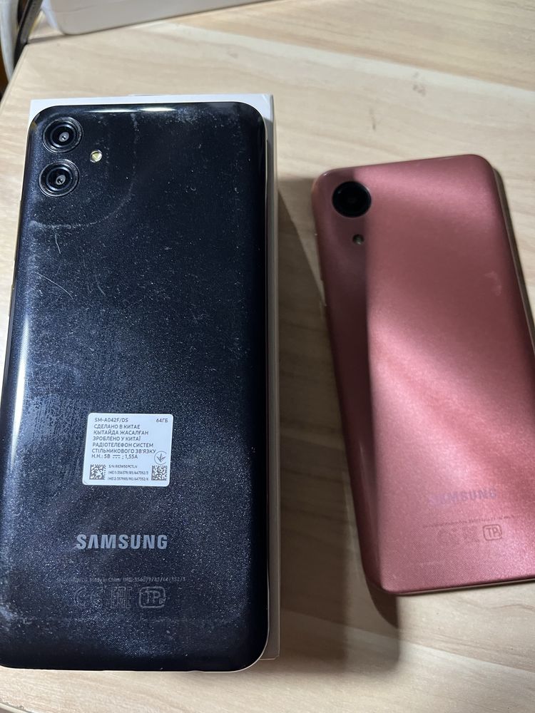 A04e 64 gb A03 core 32 gb