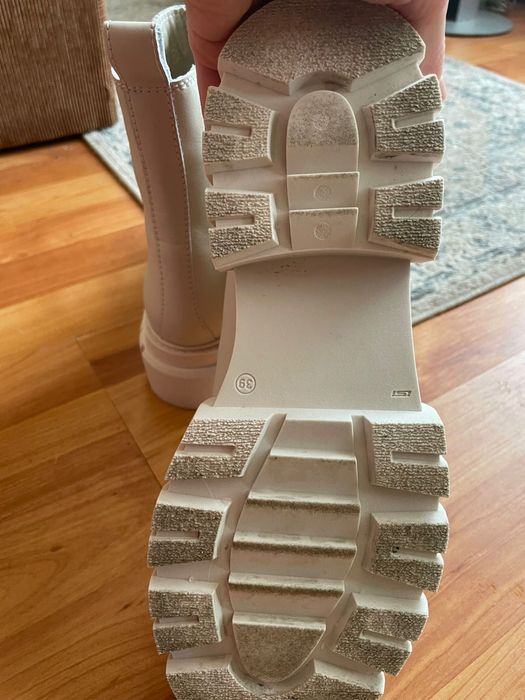 Ghete dama chelsea piele