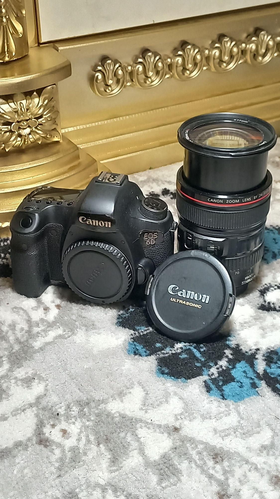Canon 6D Yangi Ideal holatda 3 ta batareka remen va 64gb flesha