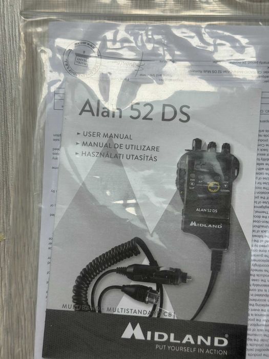 Statie CB Portabila Midland Alan 52 DS, ASQ, ANL, NB