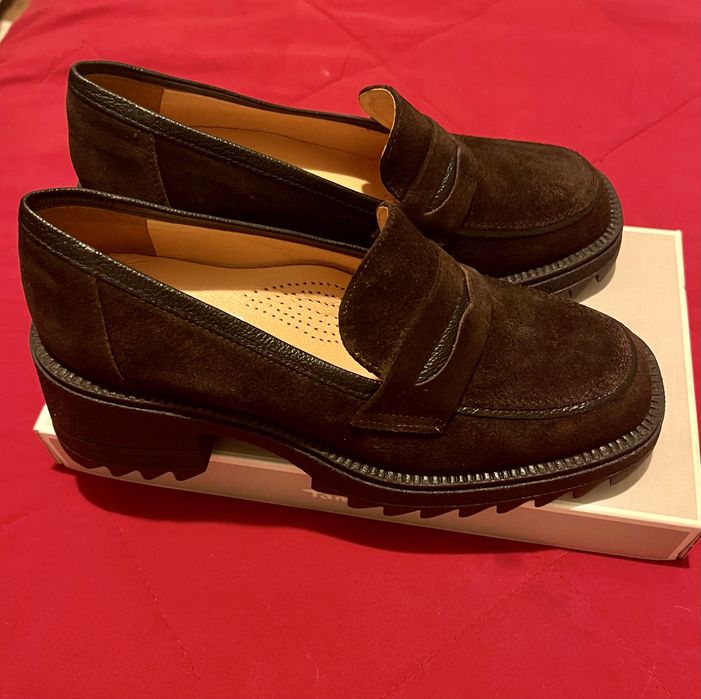 Mocasini dama waterproof, piele