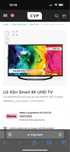 LG 90 cm diagonala Smart 4K UHD TV