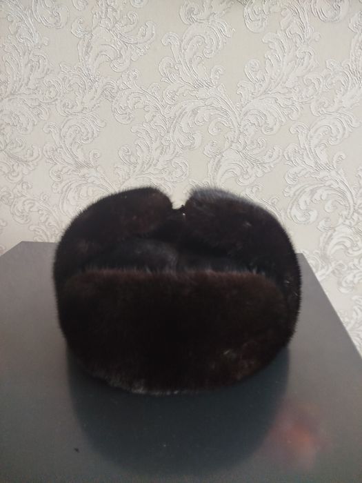 Шапка ушанка норковая