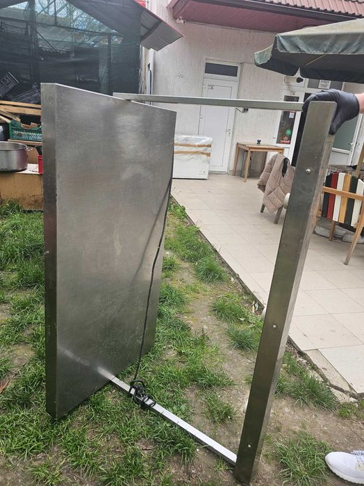 Vitrina calda, Masa calda, Masa de lucru inox