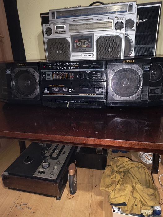 Radio dublucasetofon vintage fisher