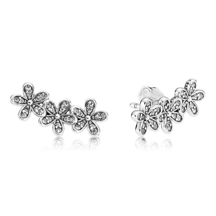 Pandora Dazzling Daisy Clusters Stud Earrings 290744CZ  обеци