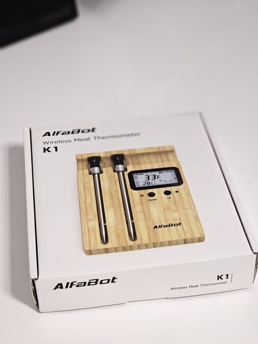 Termometru Smart Carne Alfabot K1 – 1 Senzor, Control prin Tuya, Nou!